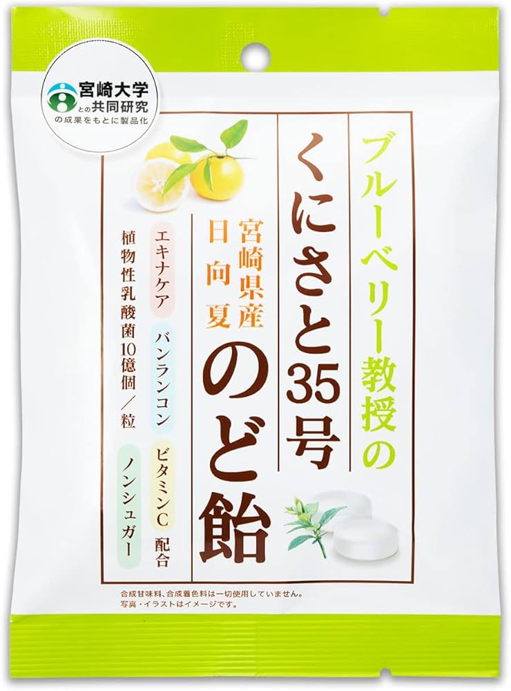 くにさと35号のど飴 日向夏味 3個セット – 博多みやざき館 KONNE